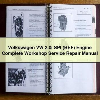 Volkswagen Vw 2.0i Spi (Bef) Engine Workshop Service Repair Manual PDF Download