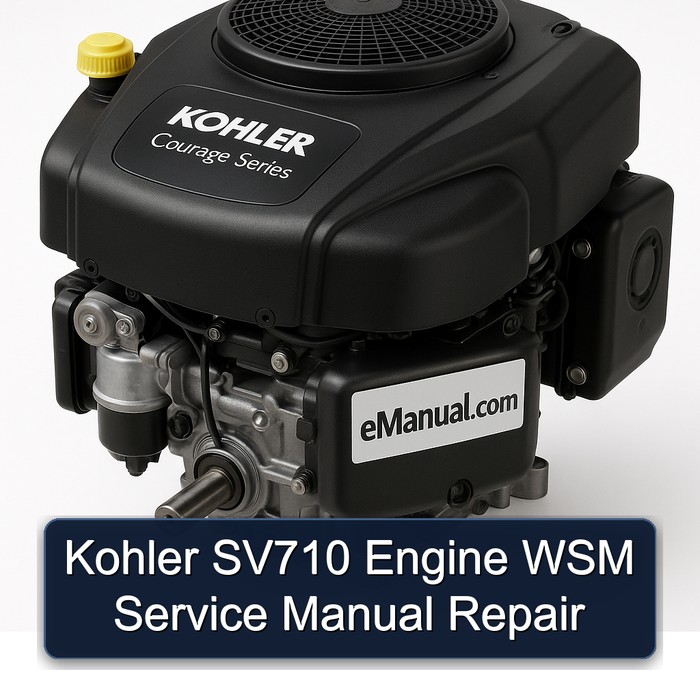 Kohler SV710 Engine WSM Service Manual Repair