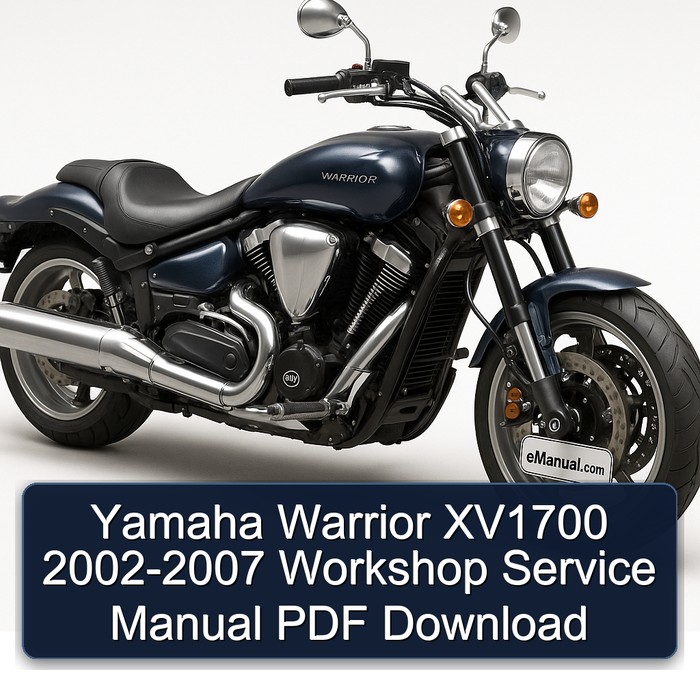 Yamaha Warrior XV1700 2002-2007 Workshop Service Manual PDF Download