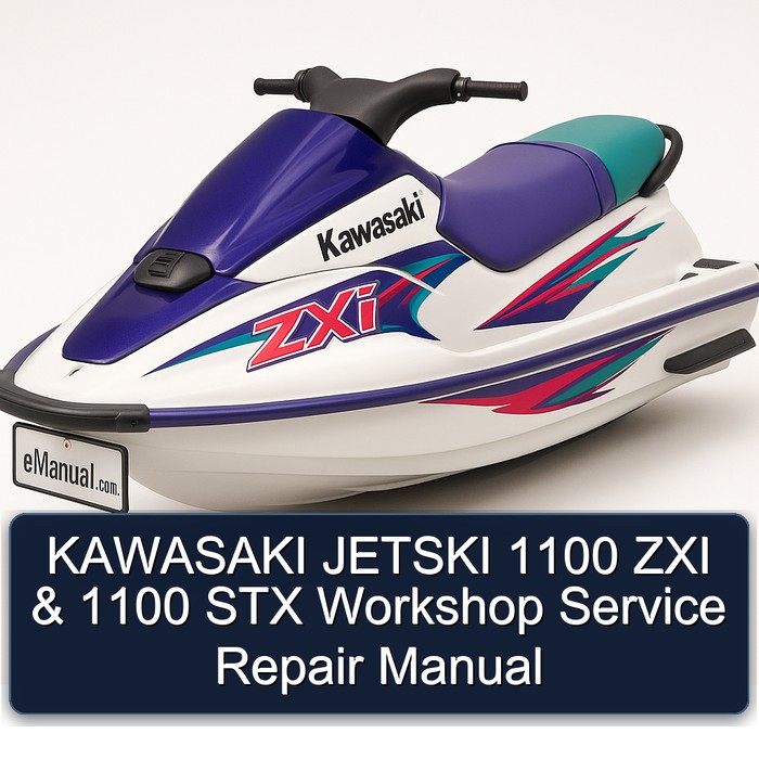 KAWASAKI JETSKI 1100 ZXI & 1100 STX Workshop Service Repair Manual