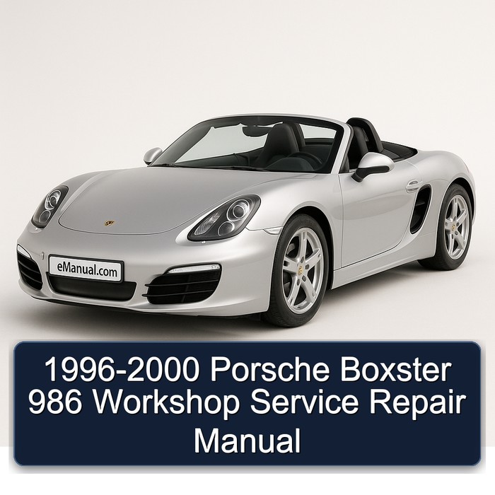 1996-2000 Porsche Boxster 986 Workshop Manual de servicio y reparación