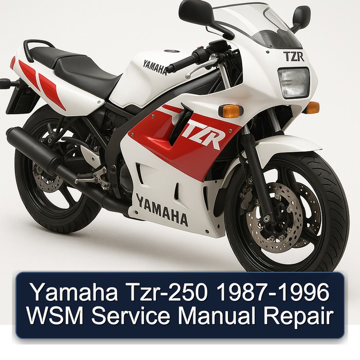 Yamaha Tzr-250 1987-1996 WSM Service Manual Repair