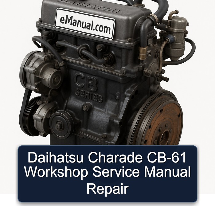 Daihatsu Charade CB-61 Workshop Service Manual Repair