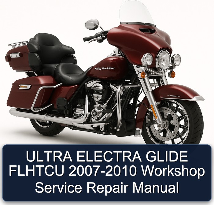 ULTRA ELECTRA GLIDE FLHTCU 2007-2010 Workshop Manual de servicio y reparación