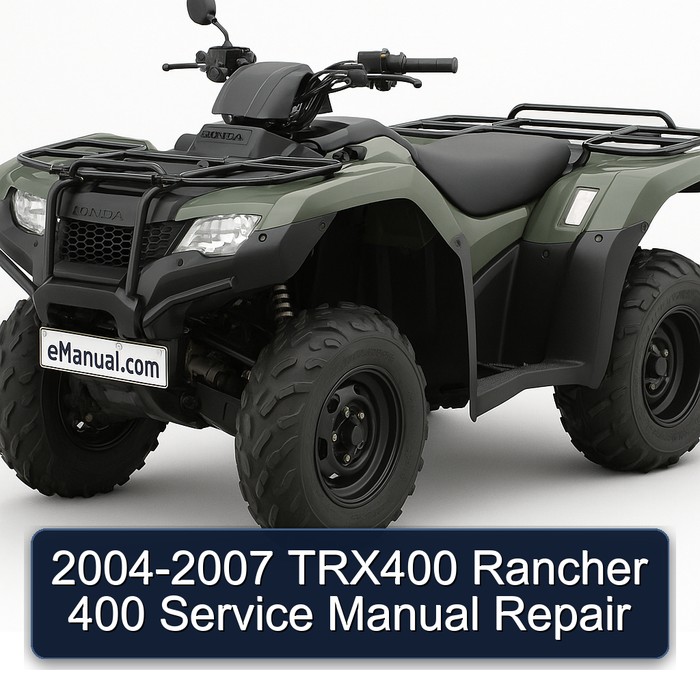 2004-2007 TRX400 Rancher 400 Service Manual Repair