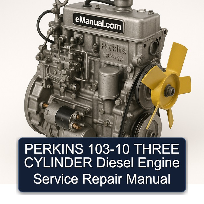 Reparaturhandbuch für Perkins 103-10 Dreizylinder Dieselmotor