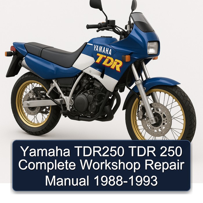 Yamaha TDR250 TDR 250 Complete Workshop Repair Manual 1988-1993