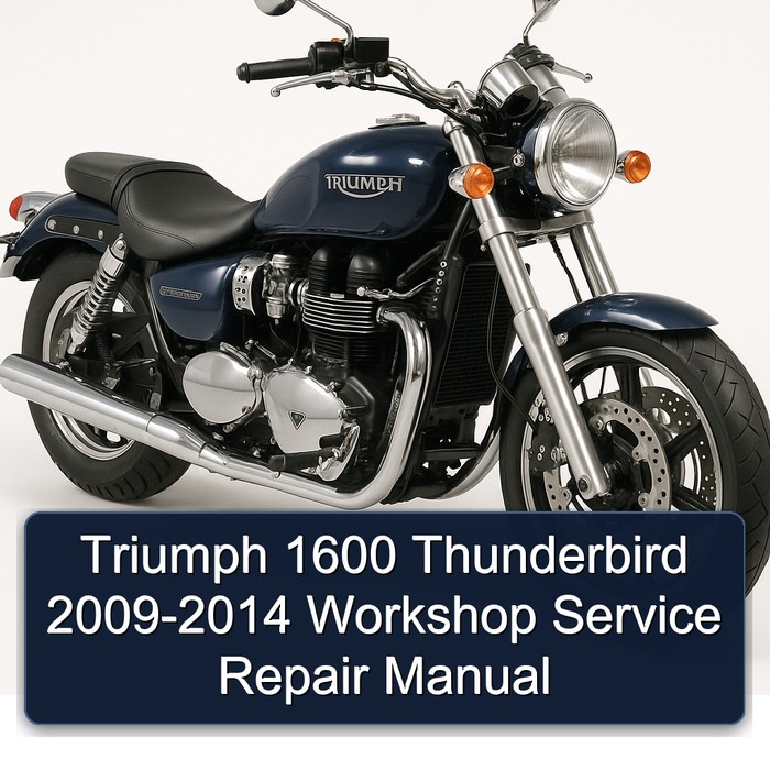 Triumph 1600 Thunderbird 2009-2014 Workshop Manual de servicio y reparación