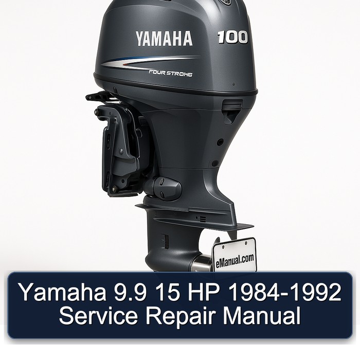Yamaha 9.9 15 HP 1984-1992 Service Repair Manual 