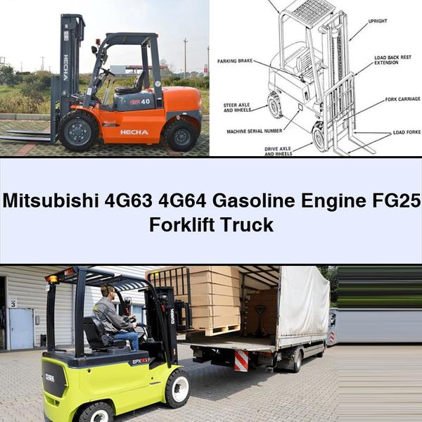 Mitsubishi 4G63 4G64 Gasoline Engine FG25 Forklift Truck PDF Download