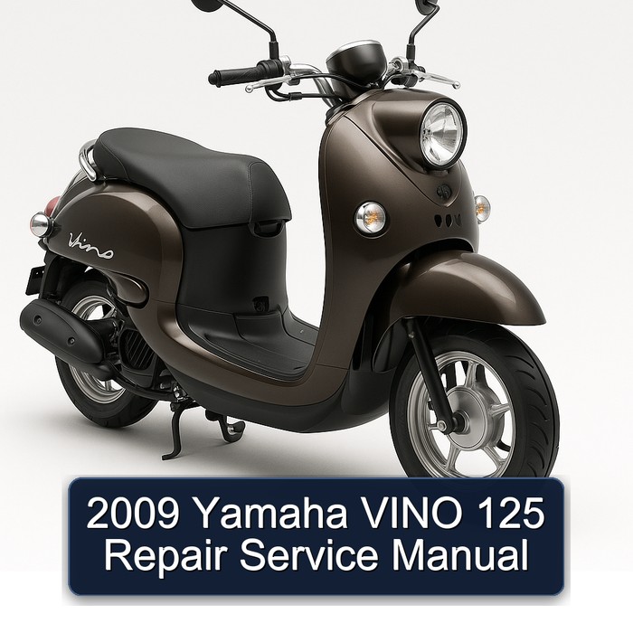 2009 Yamaha VINO 125 Repair Service Manual
