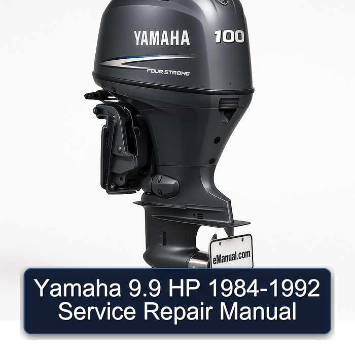 Yamaha 9.9 HP 1984-1992 Service Repair Manual 