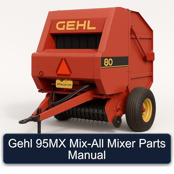 Gehl 95MX Mix-All Mixer Parts Manual 