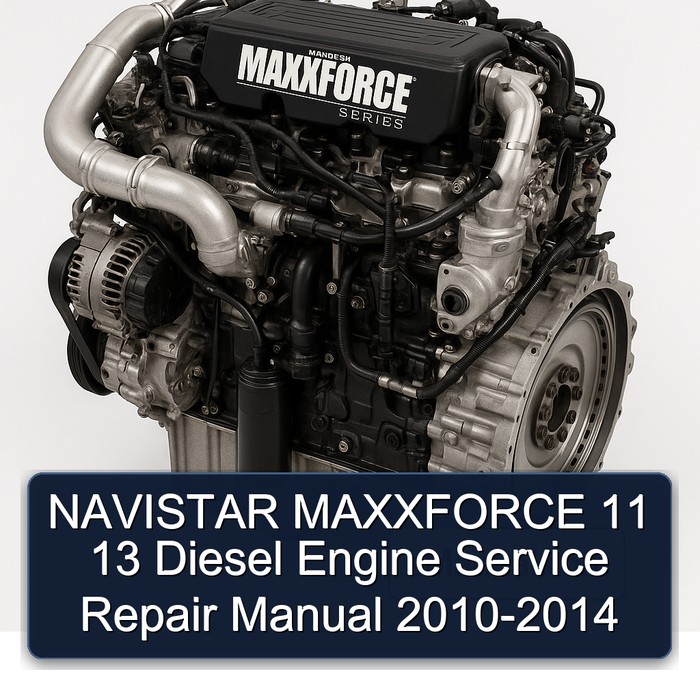 Manual de Reparación y Servicio del Motor Diesel Navistar MaxxForce 11 y 13 (2010-2014)