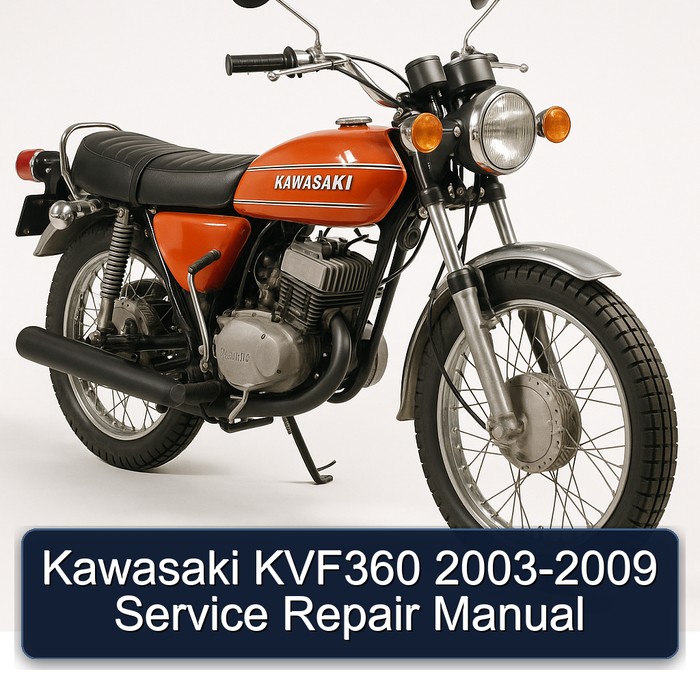 Kawasaki KVF360 2003-2009 Manual de servicio y reparación