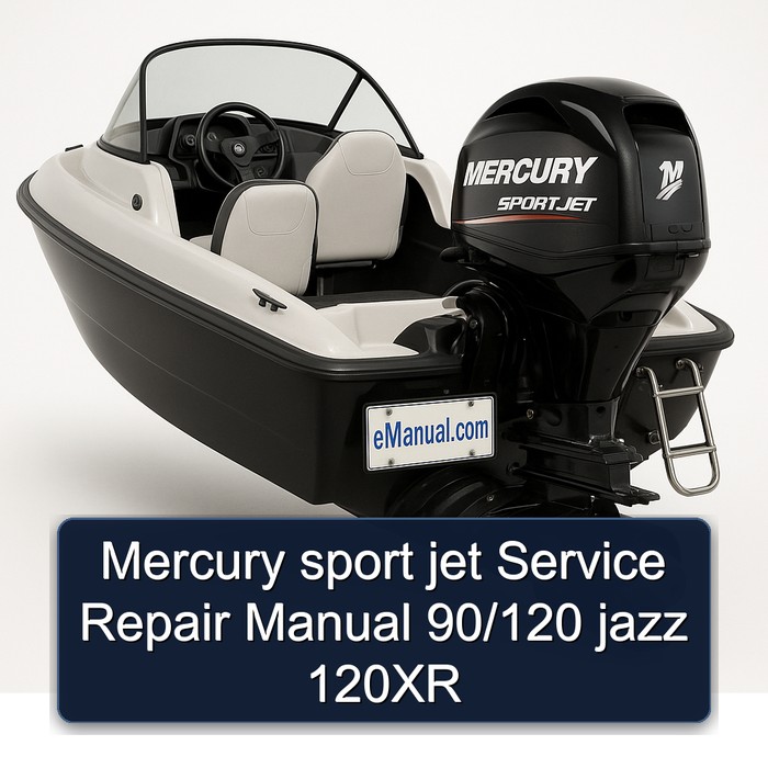 Mercury sport jet Service Repair Manual 90/120 jazz 120XR 