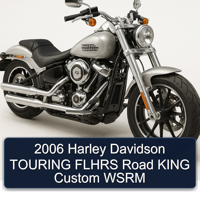 2006 Harley Davidson TOURING FLHRS Road KING Custom WSRM