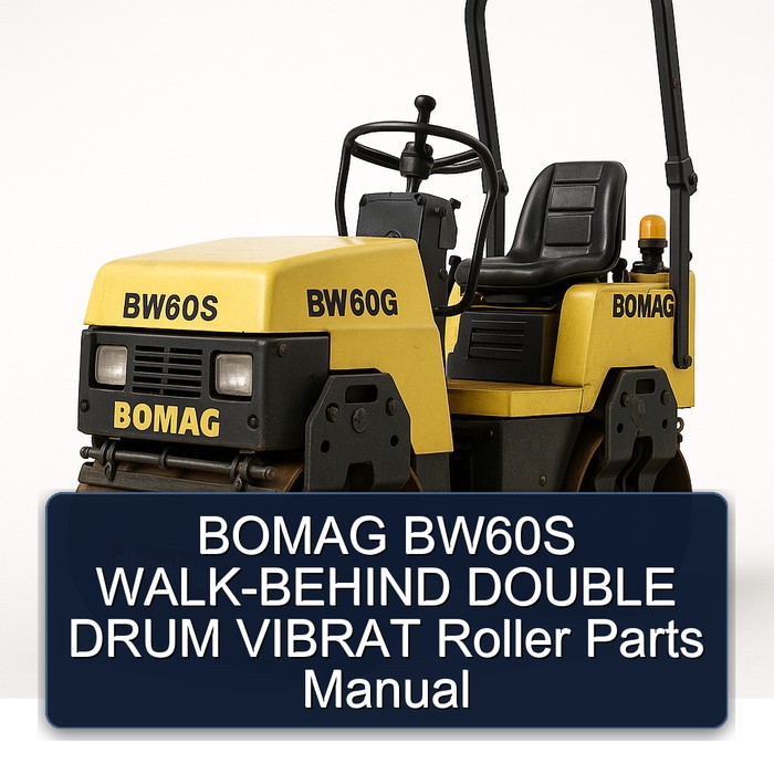 BOMAG BW60S WALK-BEHIND DOUBLE DRUM VIBRAT Roller Parts Manual