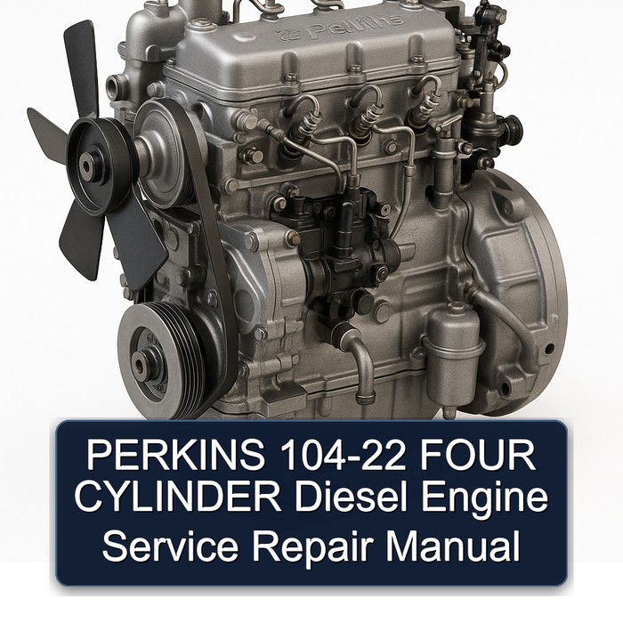 Wartungs- und Reparaturhandbuch für Perkins 104-22 Vierzylinder-Dieselmotor