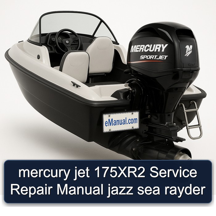 mercury jet 175XR2 Manual de servicio y reparación jazz sea rayder
