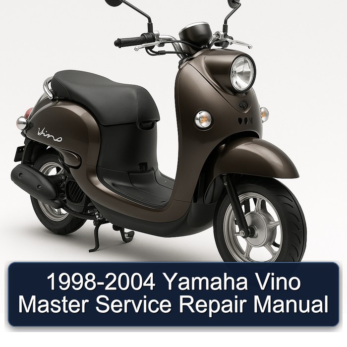 1998-2004 Yamaha Vino Master Service Repair Manual 