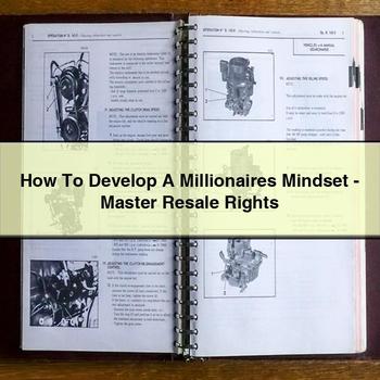 How to Develop a Millionaires Mindset-Master Resale Rights PDF Download