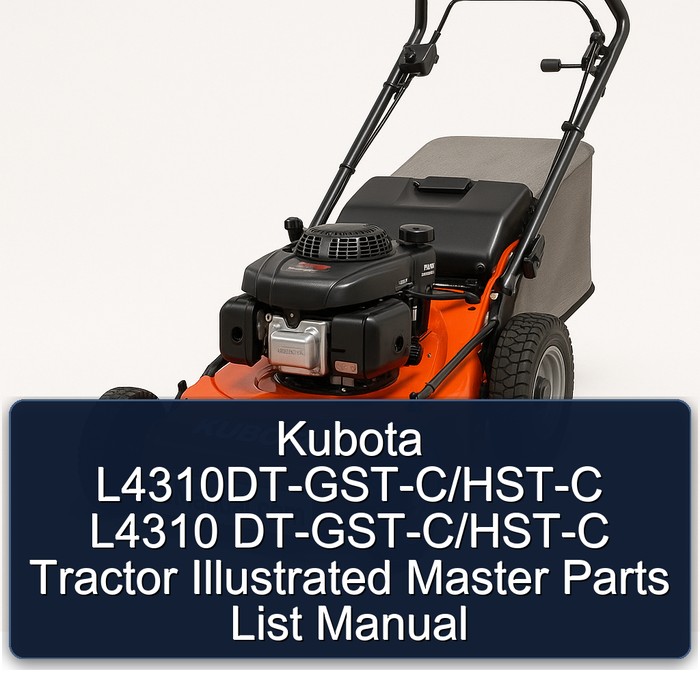 Manual de Piezas Ilustrativo del Tractor Kubota L4310DT-GST-C/HST-C