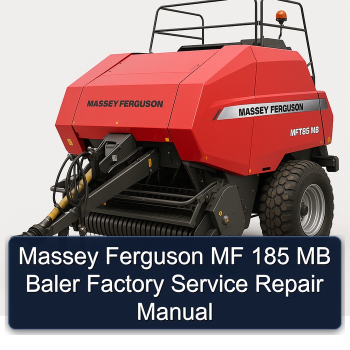Massey Ferguson MF 185 MB Baler Factory Service Repair Manual