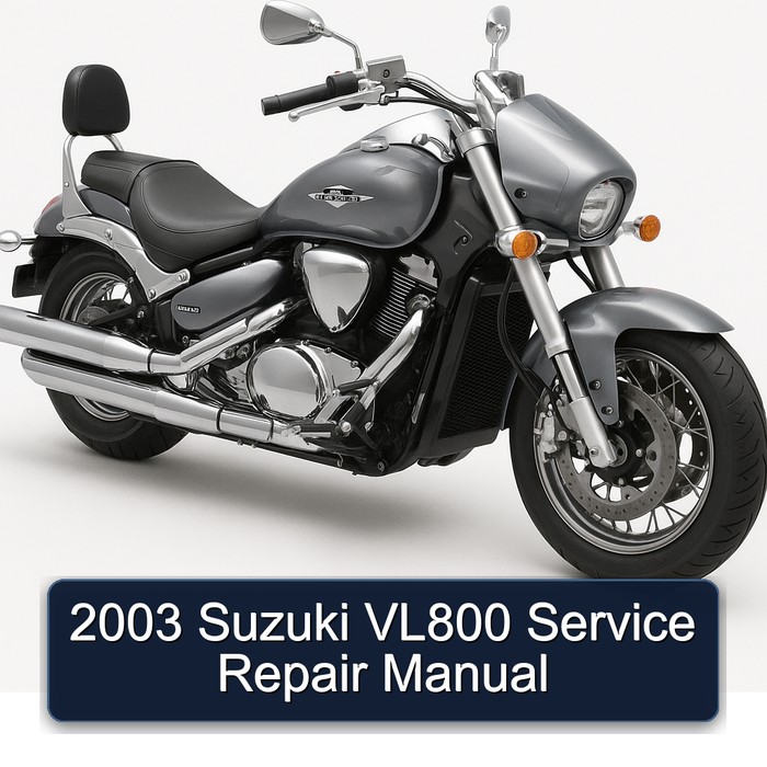2003 Suzuki VL800 Manual de servicio y reparación