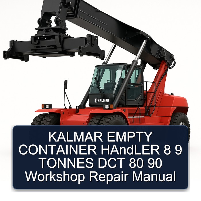 Kalmar Empty Container Handler 8 9 Tonnes Dct 80 90 Workshop Service Repair Manual PDF Download