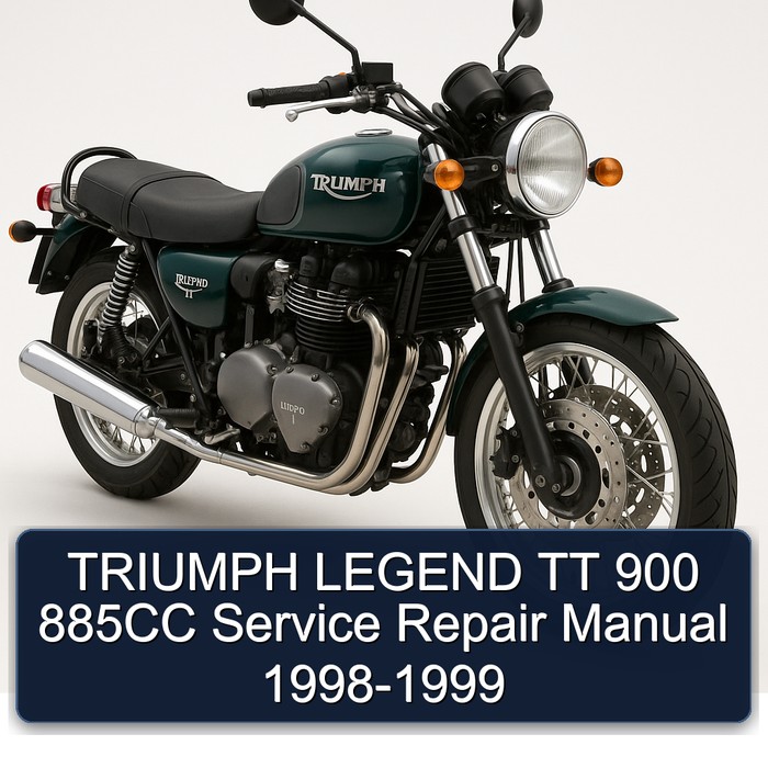 TRIUMPH LEGEND TT 900 885CC Manual de servicio y reparación 1998-1999