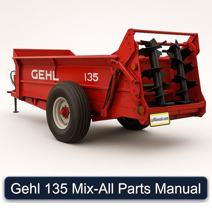 Manual de Piezas Gehl 135 Mix-All