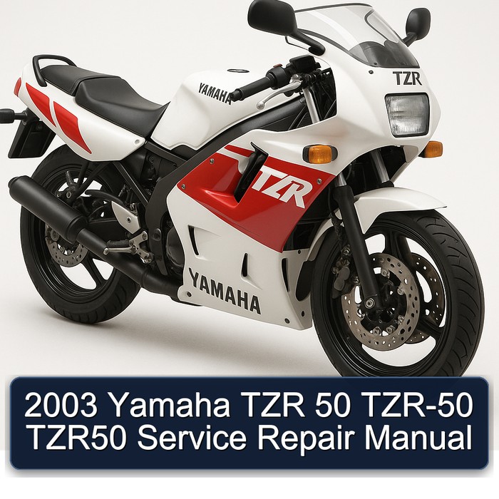 2003 Yamaha TZR 50 TZR-50 TZR50 Service Repair Manual