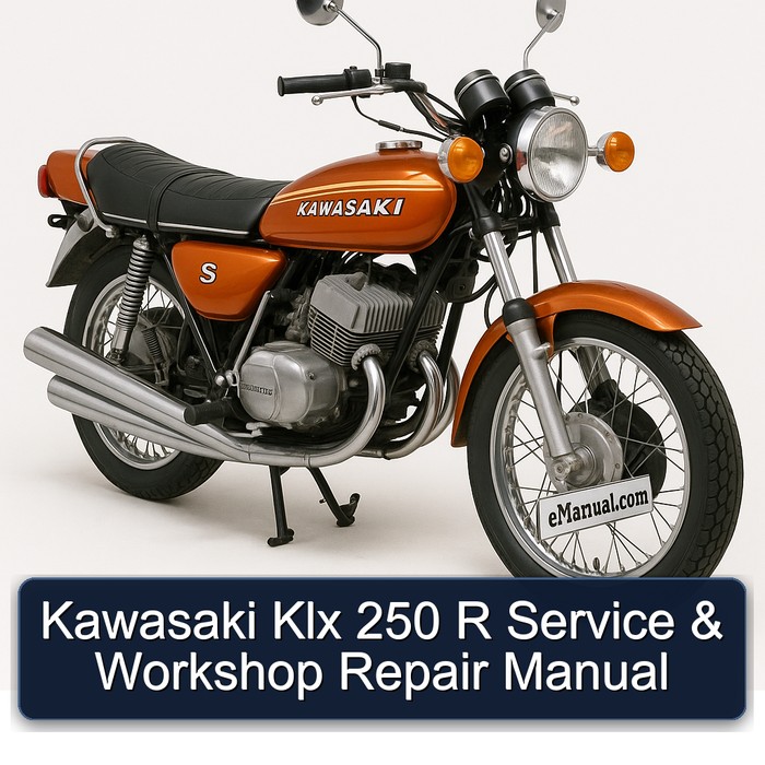 Kawasaki Klx 250 R Service & Workshop Repair Manual