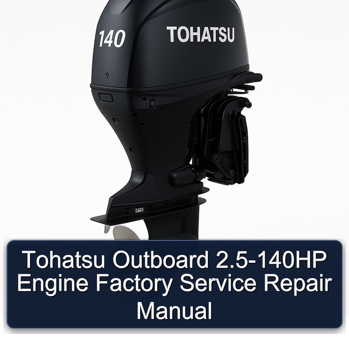 Tohatsu Outboard 2.5-140HP Engine Factory Service Repair Manual