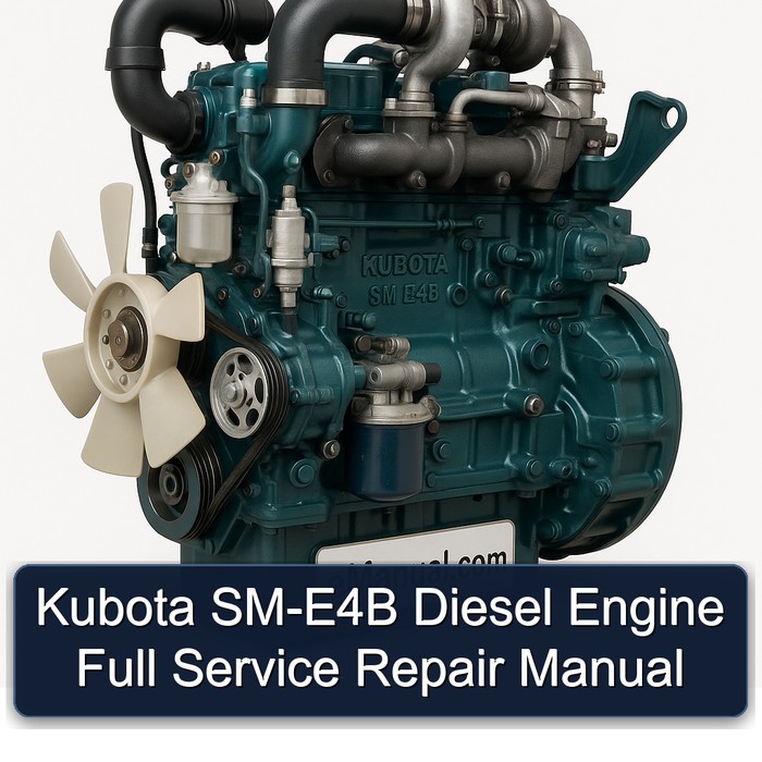 Manual de Reparación Completo del Motor Diesel Kubota SM-E4B
