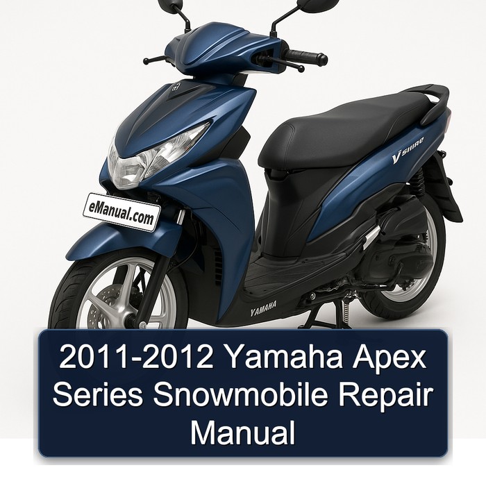 2011-2012 Yamaha Apex Series Snowmobile Repair Manual 
