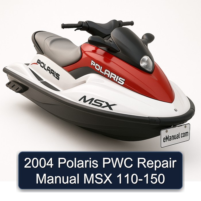  2004 Polaris PWC Repair Manual MSX 110-150