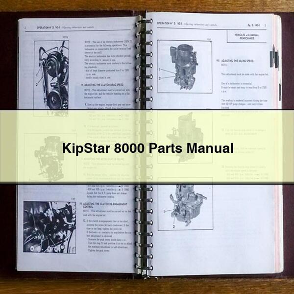 KipStar 8000 Parts Manual