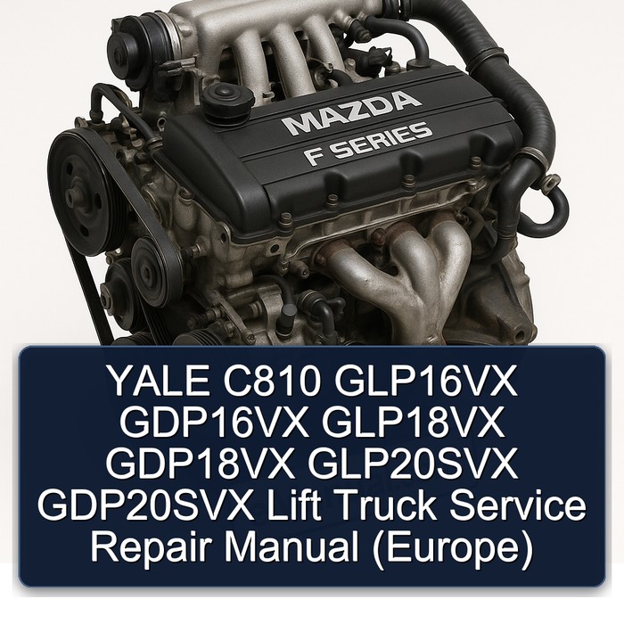 Manual de Servicio y Reparación de Montacargas Yale C810 (Europa)