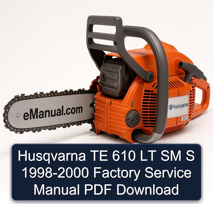 Husqvarna TE 610 LT SM S 1998-2000 Factory Service Manual PDF Download