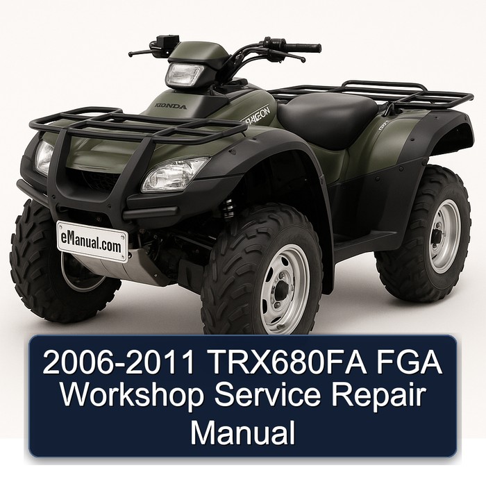 2006-2011 TRX680FA FGA Workshop Manual de servicio y reparación