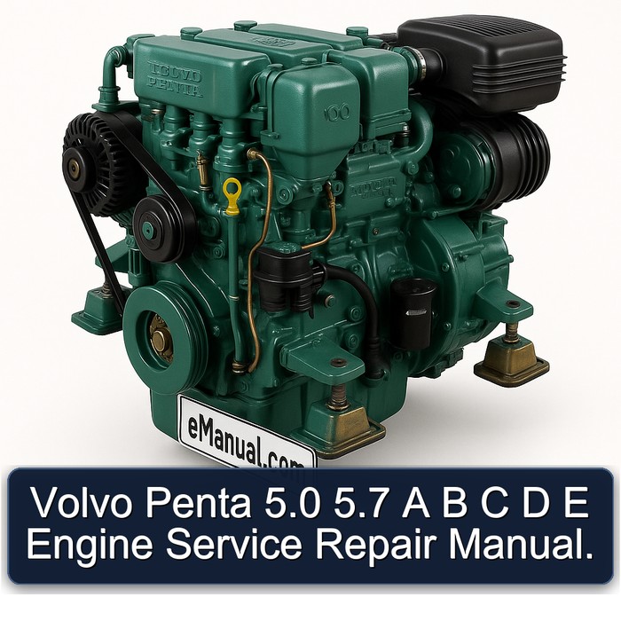 Volvo Penta 5.0 5.7 A B C D E Engine Service Repair Manual. 
