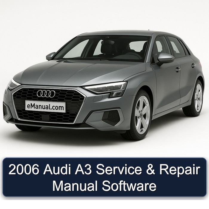2006 Audi A3 Service & Repair Manual Software