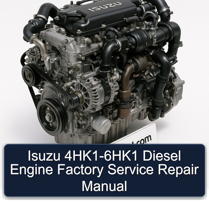 Manual de Servicio y Reparación de Motores Diésel Isuzu 4HK1-6HK1