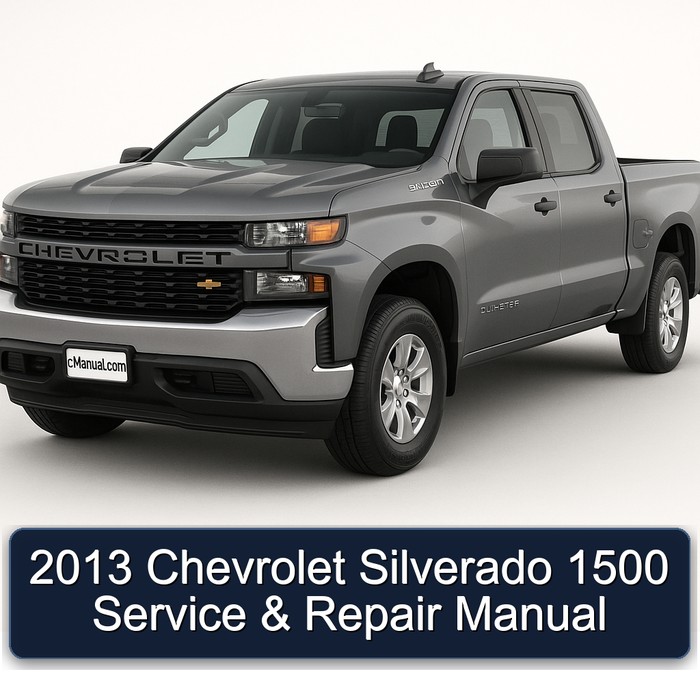 2013 Chevrolet Silverado 1500 Manual de servicio y reparación