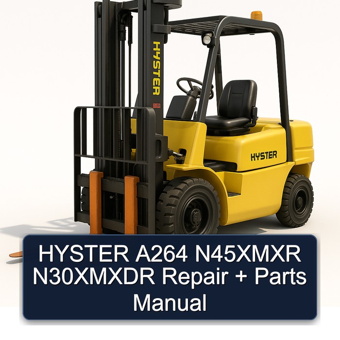 HYSTER A264 N45XMXR N30XMXDR Reparatur- und Ersatzteilhandbuch