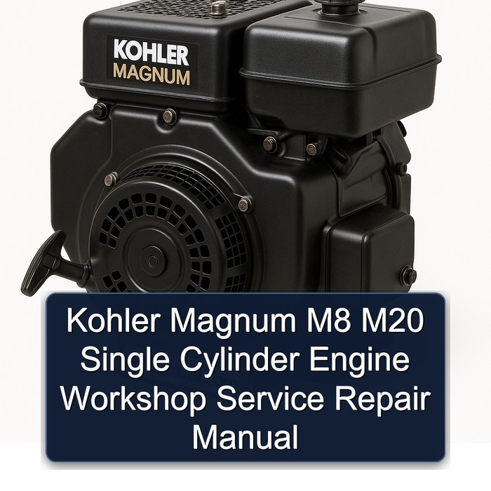 Kohler Magnum M8 M20 Einzylinder-Motor Werkstatt-Reparaturanleitung