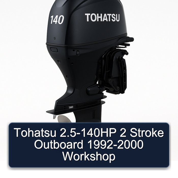 Tohatsu 2.5-140HP 2 Stroke Outboard 1992-2000 Workshop