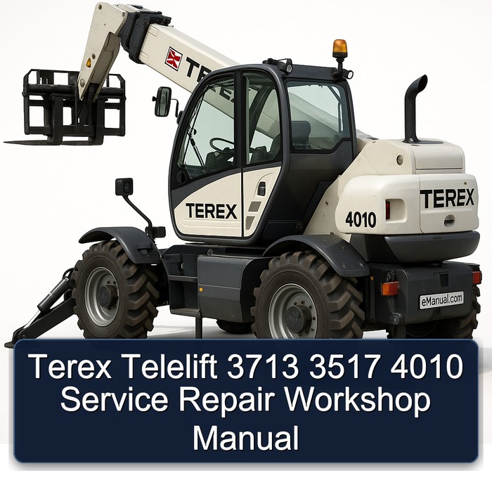Terex Telelift 3713 3517 4010 Service Repair Workshop Manual 
